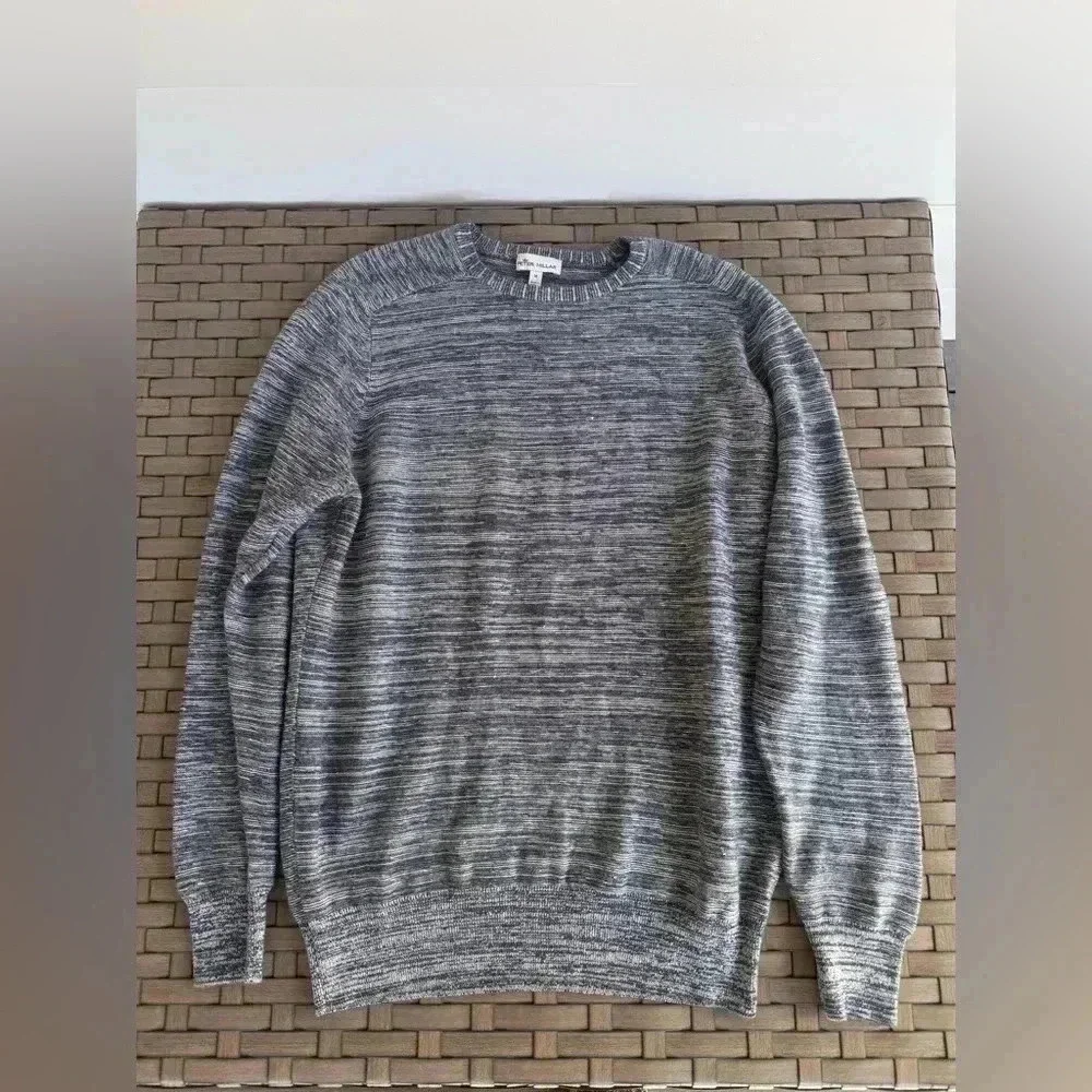 Peter Millar Men’s‎ Crown Cool Crewneck Merino Wool Sweater Size Medium Navy